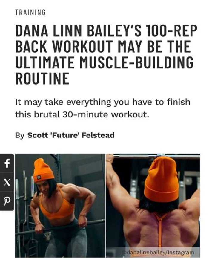 Bailey De Young Workout Routine
