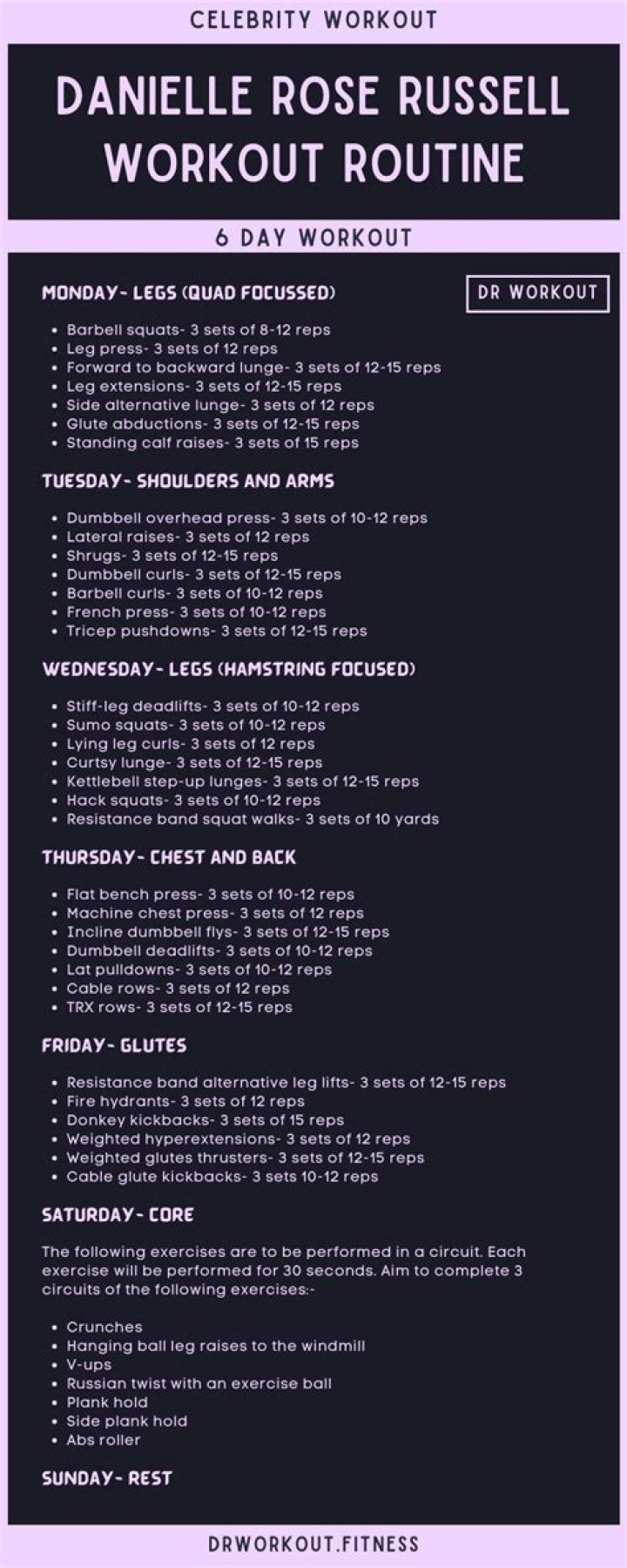 Jillian Rose Reed Workout Routine